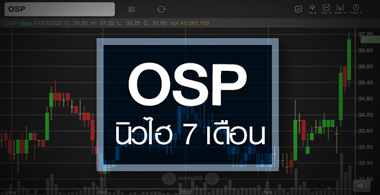 OSP ดีดทำนิวไฮรอบ 7 เดือน ...ราคานี้แพงไปหรือยัง ? 