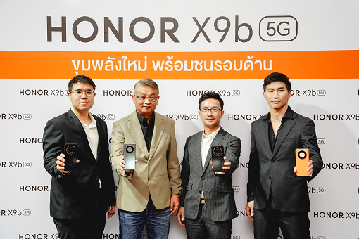 HONOR X9b Smartphone Launch Event with Rising Star Boxer and Synnex (Thailand) Public Company Limited